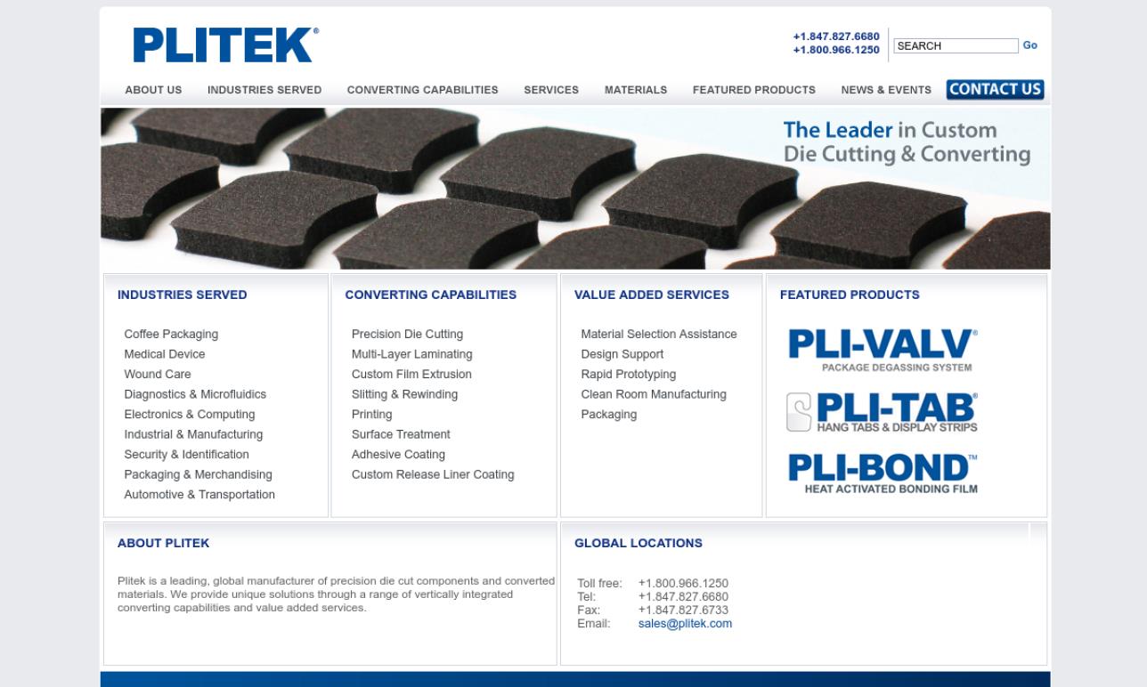Plitek®, LLC Die Cutting Companies